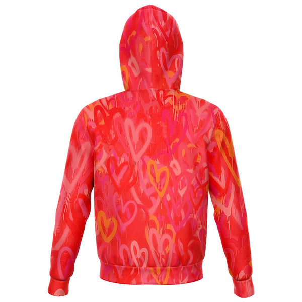 Frenchie French Bulldog Art Hoodie 'Amour'
